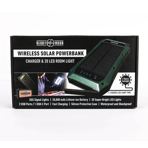 Ready Hour Wireless Solar Powerbank