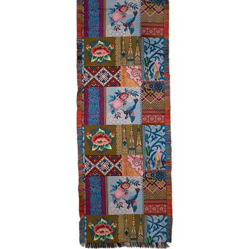 Table Runner (L) - Blue Patchwork