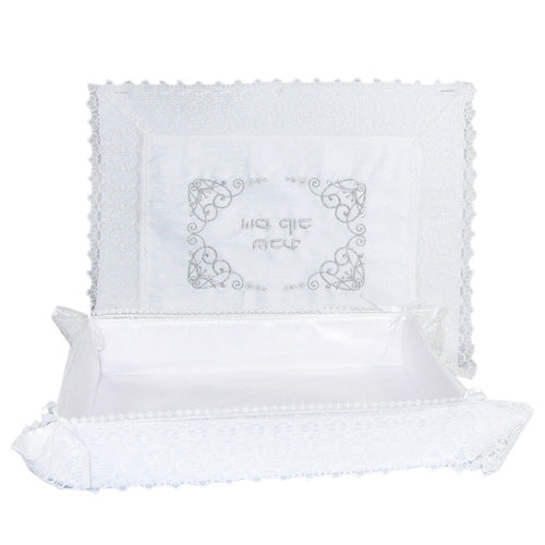 Challah Basket Set - White