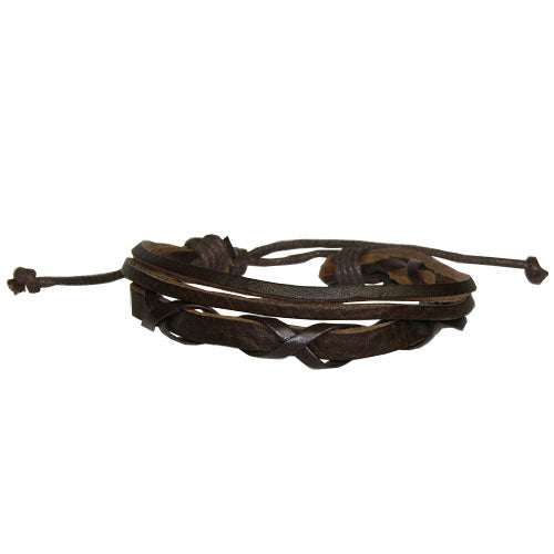 Leather Bracelet - Brown