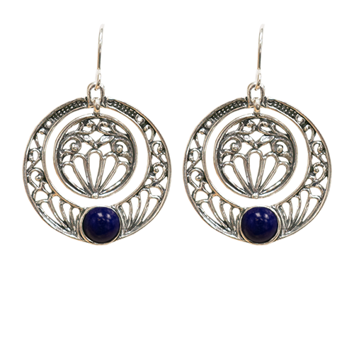 Floating Circle Earrings