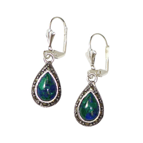 Eilat Stone Teardrop Embellished Earrings