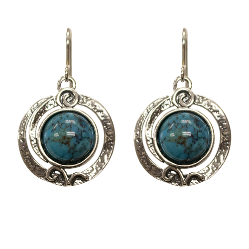 Eilat Stone Round Earrings