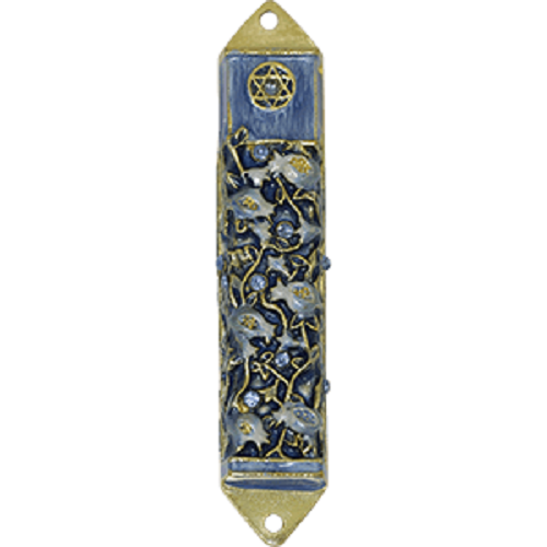 Brass vine 2024 mezuzah