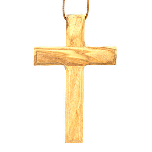 Olive Wood Cross Necklace
