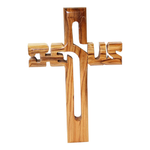 Olive Wood Jesus Cross ( 3 Sizes)