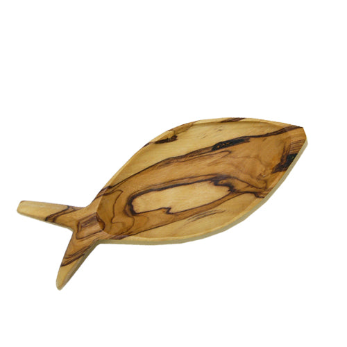 Olive Wood Fish Dish - Small