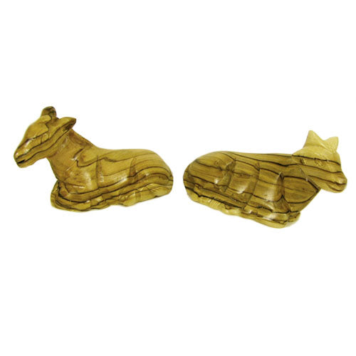 Olive Wood Hand Crafted Nativity- Large