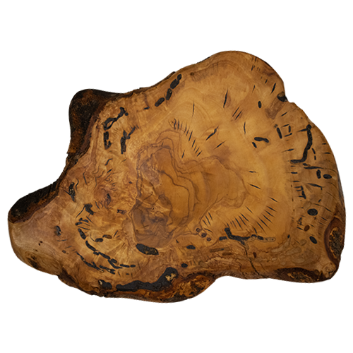 Olive Wood Rustic Serving/ Cheese Board - Medium C