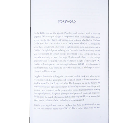 Who are you? Moses asks God