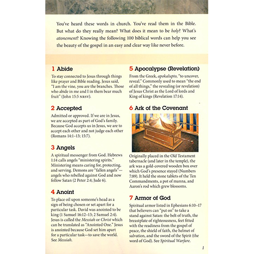 100 Words Every Christian Should Know - Pamphlet