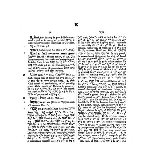 The Brown-Driver-Briggs Hebrew and English Lexicon