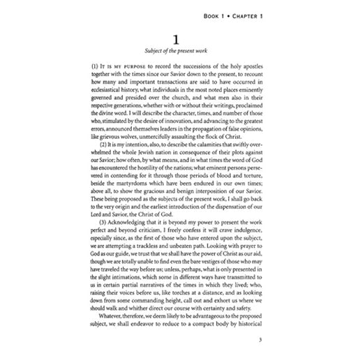 Eusebius' Ecclesiastical History