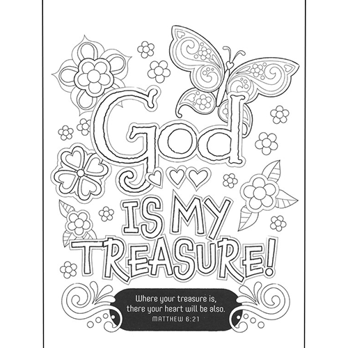 A Girl After God's Own Heart - Coloring Book