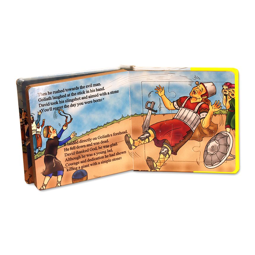 David and Goliath Puzzle Book