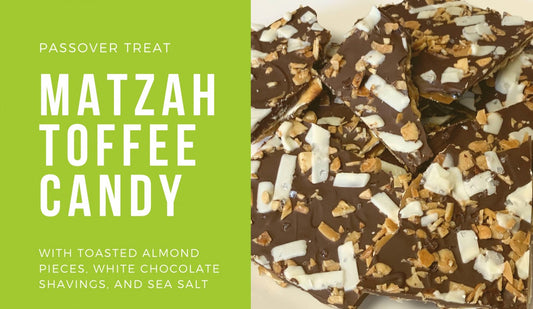 Matzah Toffee Candy with Toasted Almond Pieces Recipe