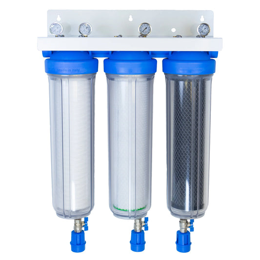 Water Pure Whole-House 3-Stage Water Filtration System
