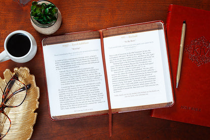 Inside pages of 365 Hebrew Words Every Christian Should Know devotional