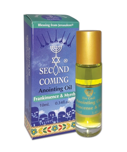 Ein Gedi Second Coming Anointing Oil 10ml Roll-On Bottle - 8 Scents