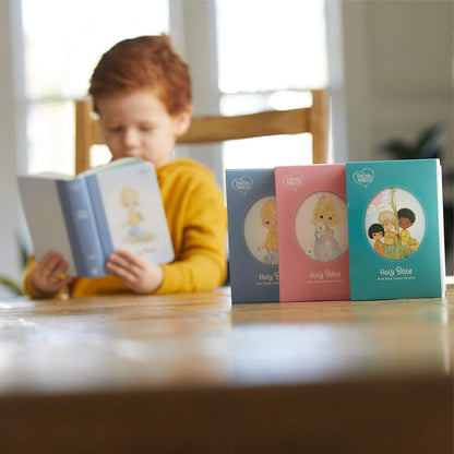 NKJV Precious Moments Small Hands Bible | Teal Hardcover Bible for Kids
