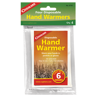 Coghlan's Disposable Hand Warmers - 4 Pack