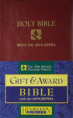 NRSV Gift & Award Bible with the Apocrypha, Imitation Leather, Burgandy