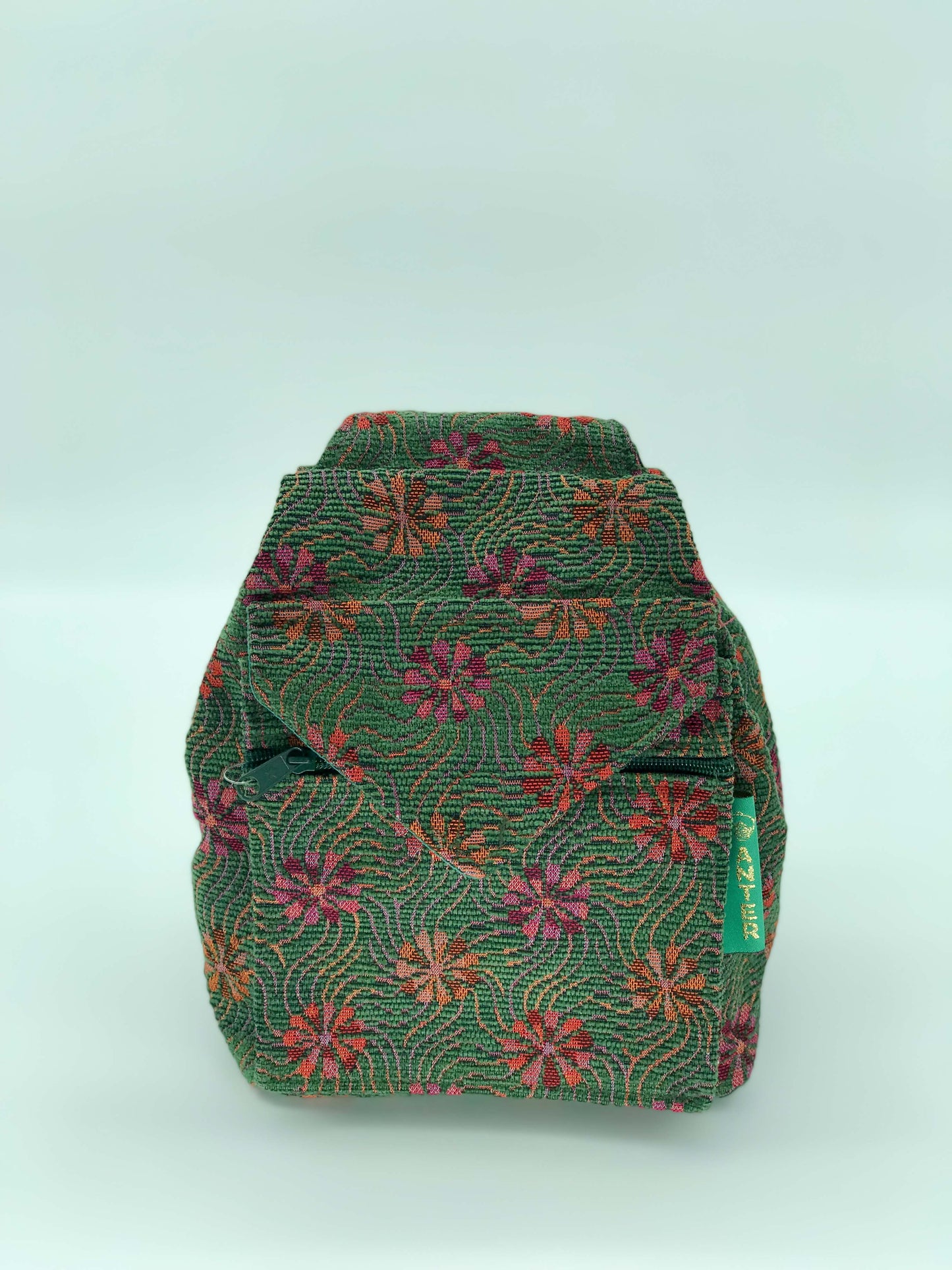 Rania Shoulder Bag - Medium - Forest Green Daisy