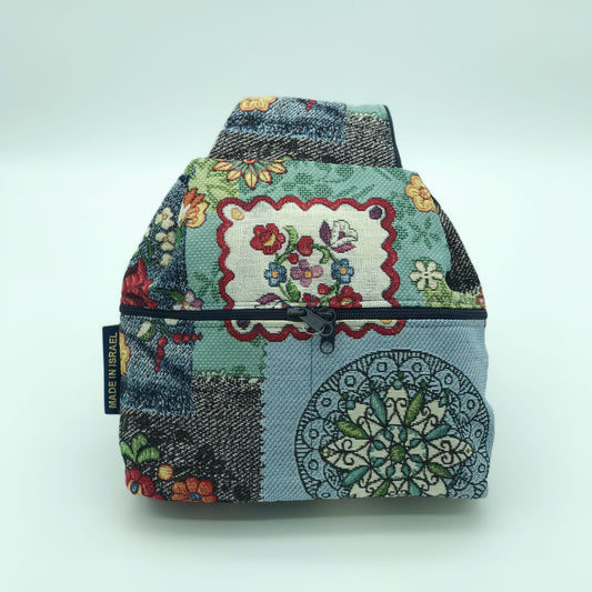 Tolin Backpack Purse - Medium - Floral Patchwork