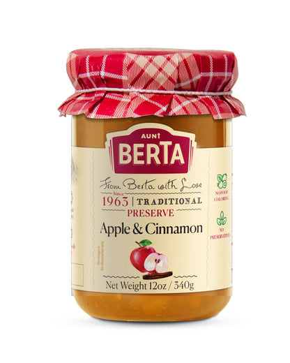 Aunt Berta's Apple and Cinnamon Preserves 12 oz