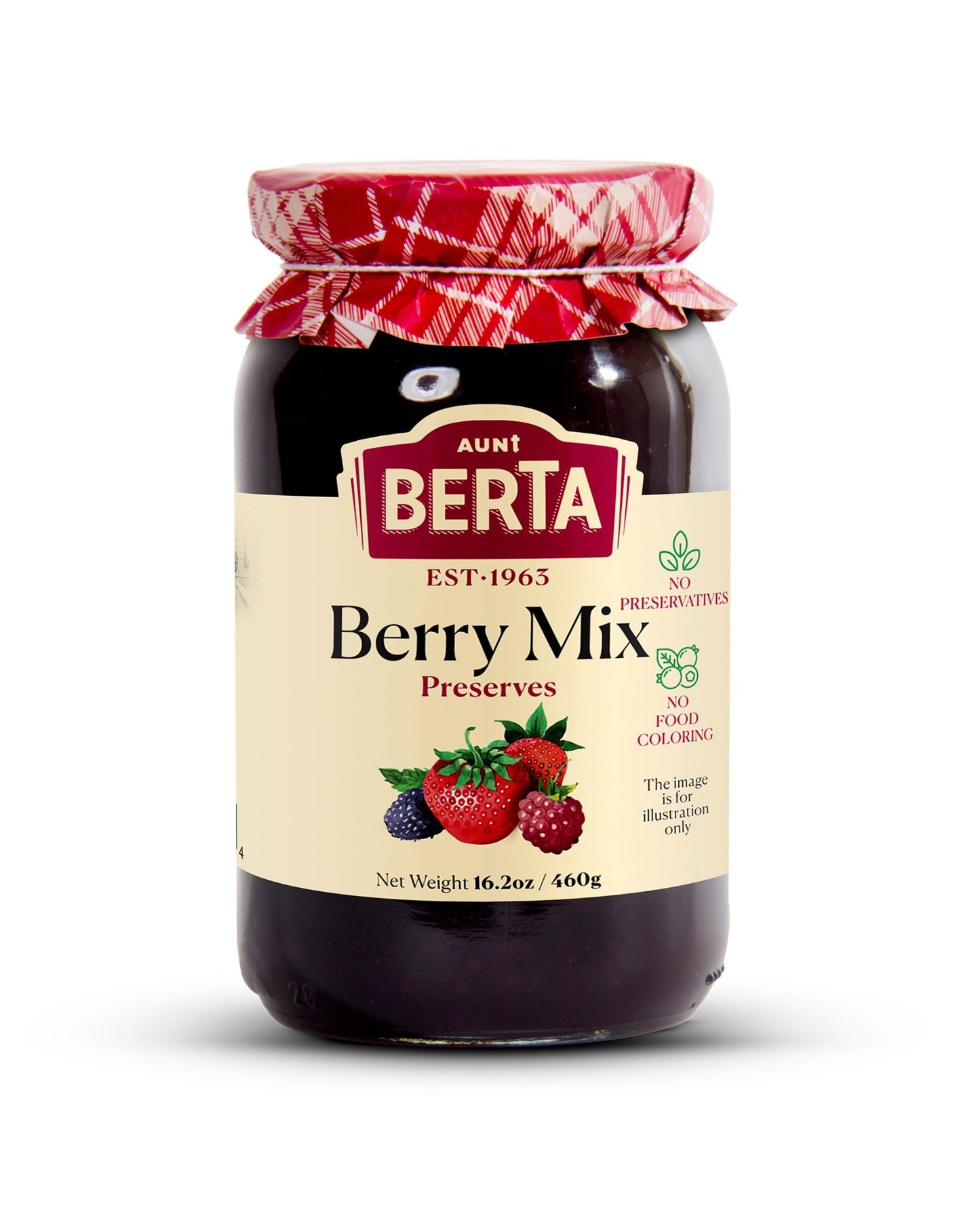Aunt Berta's Berry Mix Preserves - 16.2oz