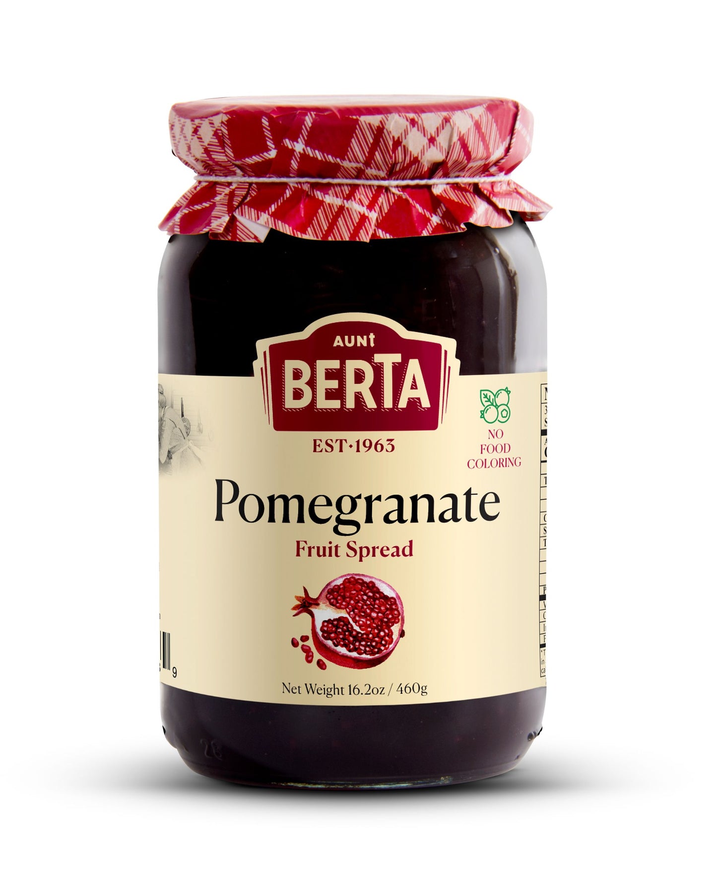 Aunt Berta's Pomegranate Preserves - 16.2oz