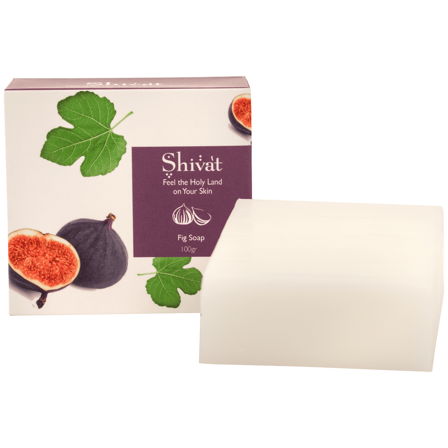 Creamy white Fig scented soap by Shivat