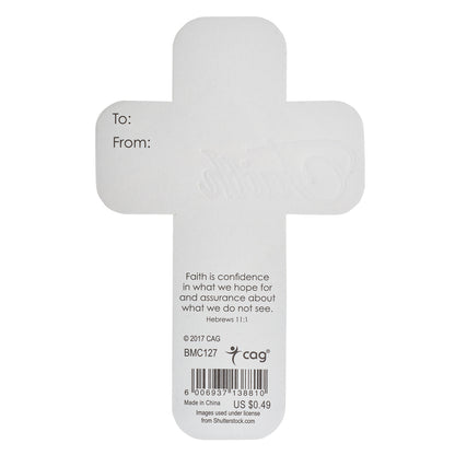 Faith Can Move Mountains Cross Bookmark - Matthew 17:20