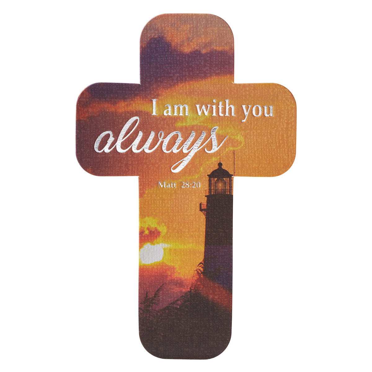 I Am with You Always Cross Bookmark - Matthew 28:20
