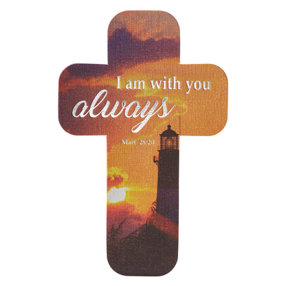 I Am with You Always Cross Bookmark - Matthew 28:20