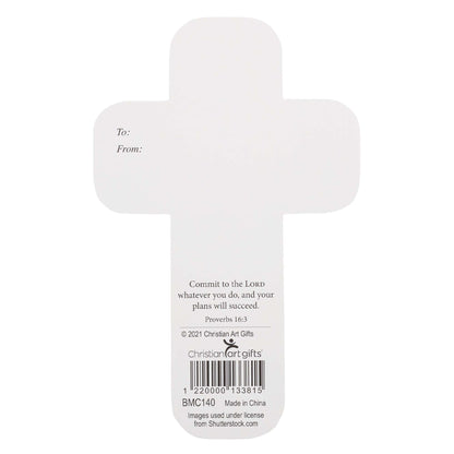 The Lord is My Strength Cross Bookmark - Exodus 15:2