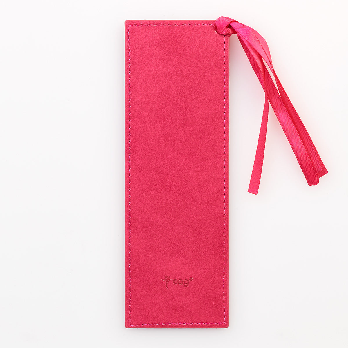 Faith Pink Faux Leather Bookmark - Hebrews 11:1