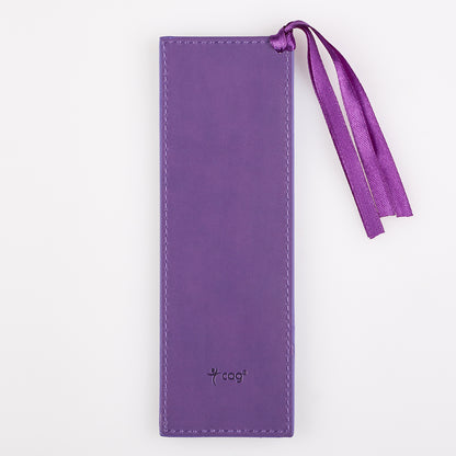 I Can Do All This Purple Faux Leather Bookmark - Philippians 4:13