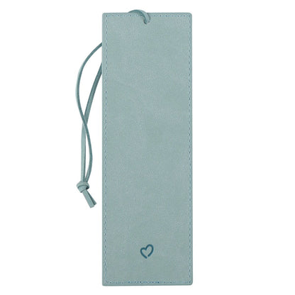 Find Joy in the Journey Blue Faux Leather Bookmark
