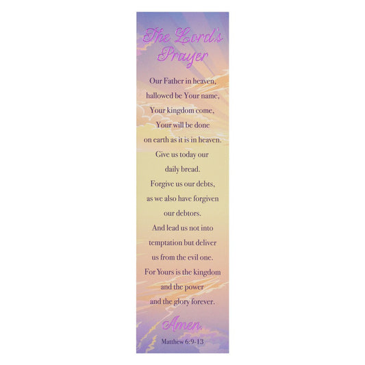 The Lord's Prayer Sunday School/Teacher Bookmark Set - Matthew 6:9-13