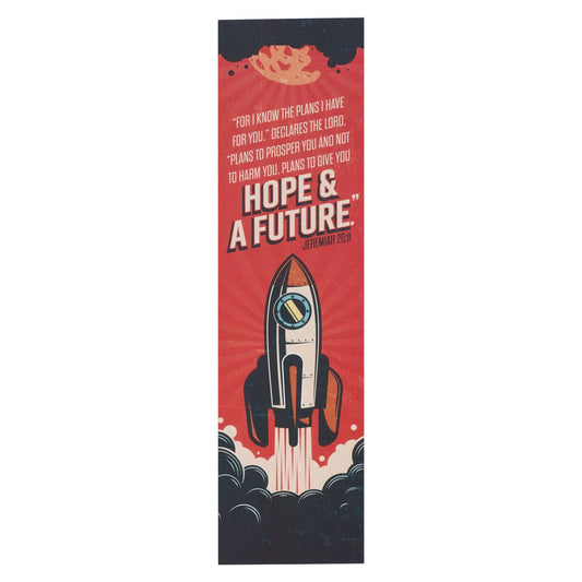 I Know The Plans Red Rocket Sunday School/Teacher Bookmark Set - Jeremiah 29:11
