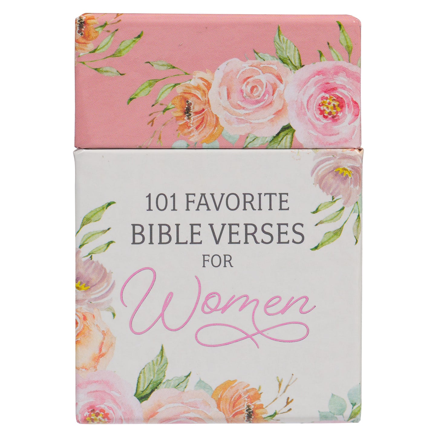 101 Favorite Bible Verses for Women Pink Floral Box of Blessings
