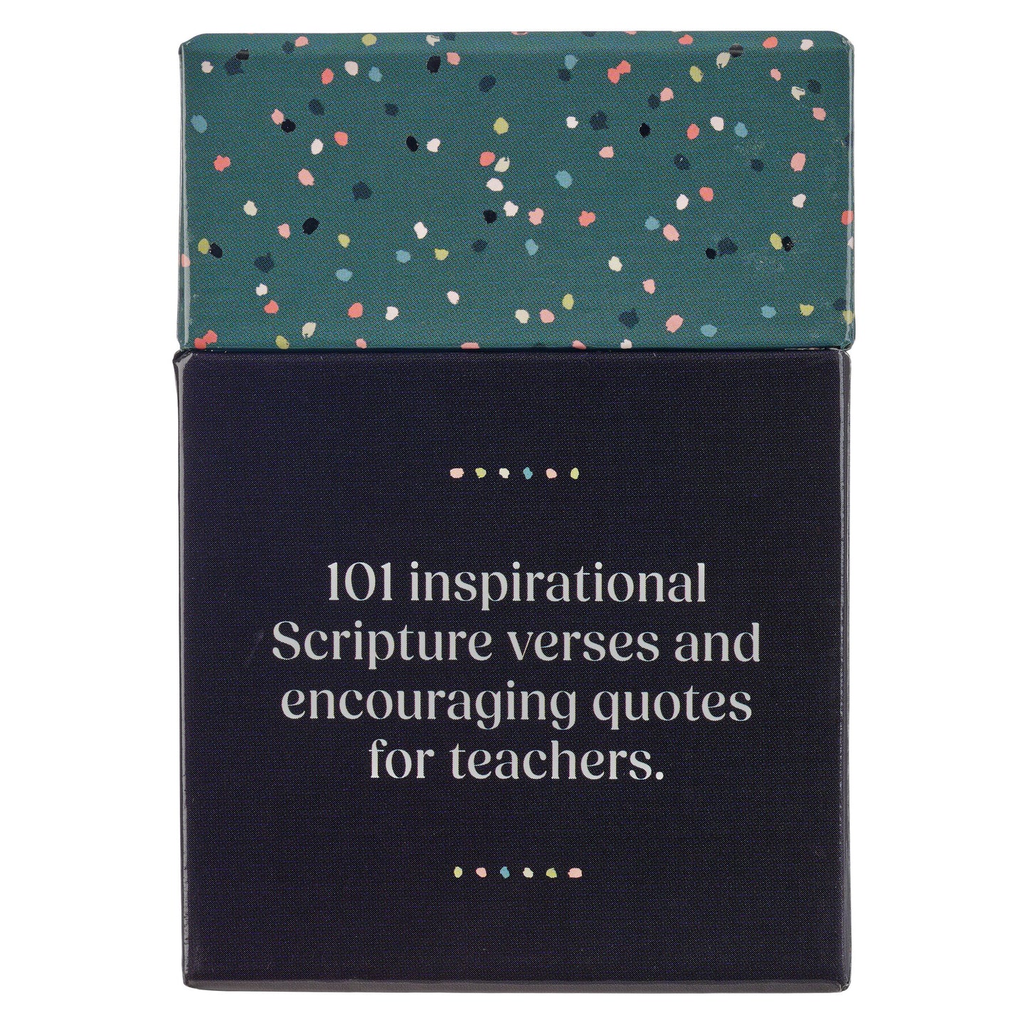 101 Blessings A Great Teacher Teal Confetti Box of Blessings