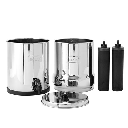 Big Berkey water filter components and included filter elements