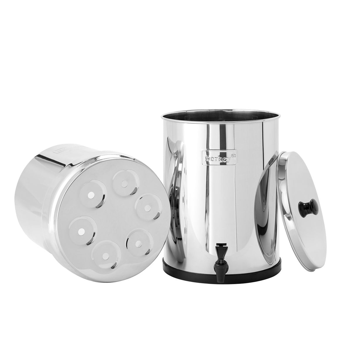 Imperial Berkey stainless steel water filter with spigot