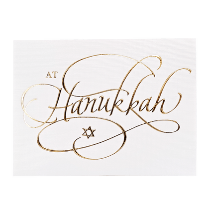 At Hanukkah Card