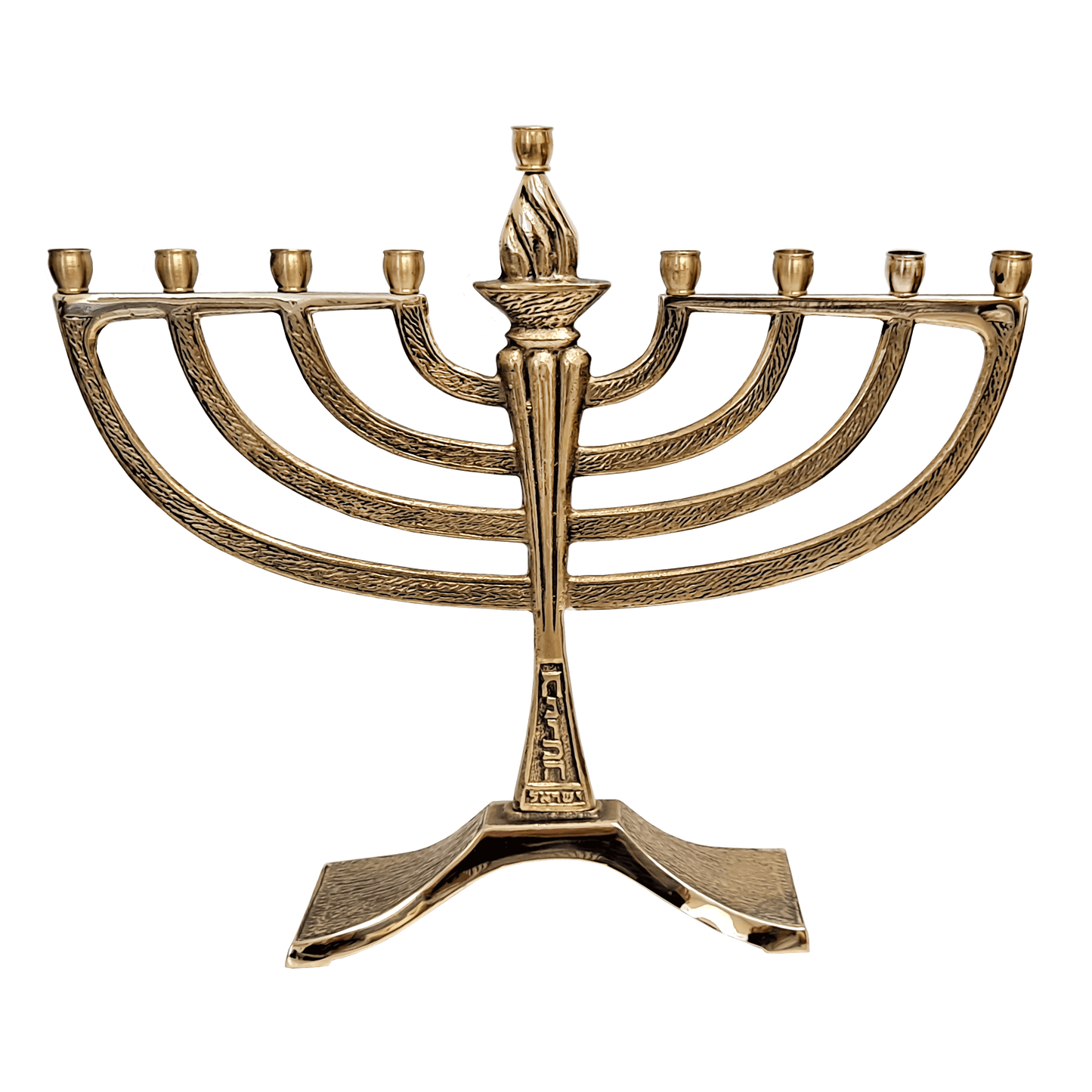 Brass Hanukkiah