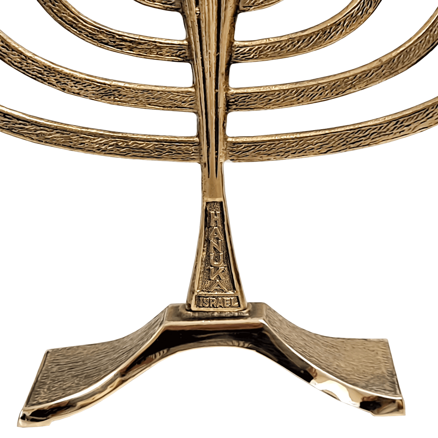 Brass Hanukkiah