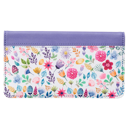 For I Know the Plans I Have For You Two-Toned Faux Leather Checkbook - Jeremiah 29:11