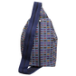 Rania Backpack/Shoulder Bag Large -  Blue Tile